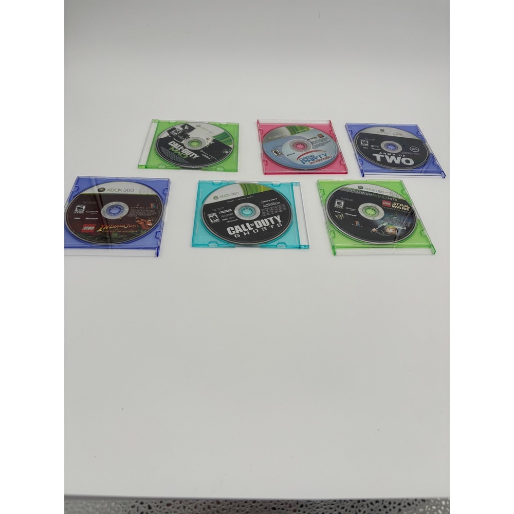 Microsoft Xbox 360 Game Lot 6‎ Games COD LEGO Army of Two Excellent Bundle